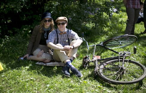 The need for tweed: riding through Moscow with the city’s best-dressed cyclists