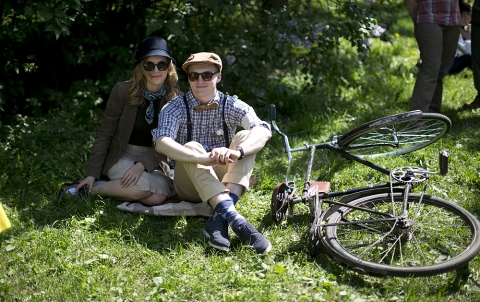 The need for tweed: riding through Moscow with the city’s best-dressed cyclists